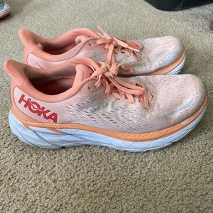 Orange Hokas